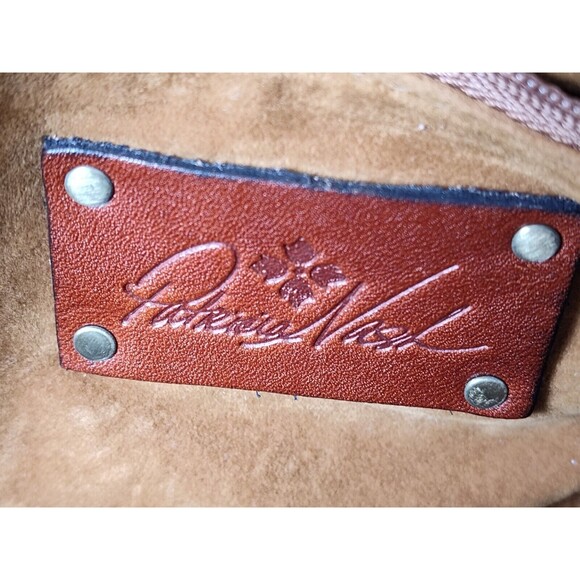 Patricia Nash Silvia Frame Bag Etched Roses Leather - Picture 7 of 10